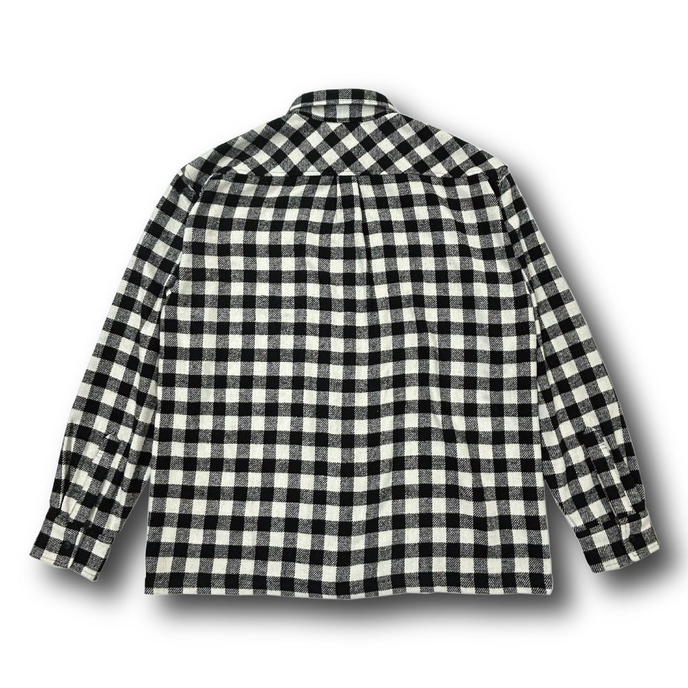 【LURKING CLASS】CHECK WORK SHIRT BLACK