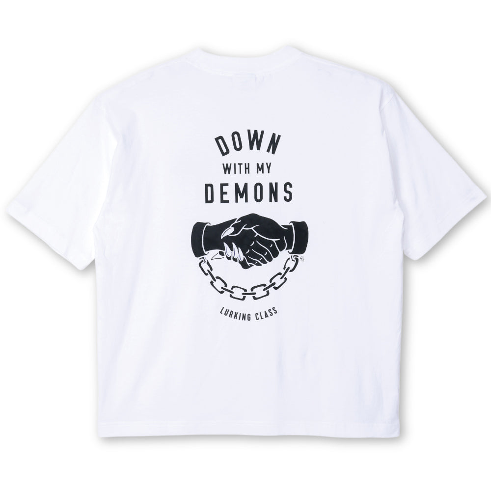 【LURKING CLASS】DOWN WITH MY DEMON S/S TEE WHITE