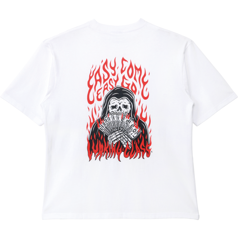 【LURKING CLASS】EASY COME EASY GO S/S TEE WHITE