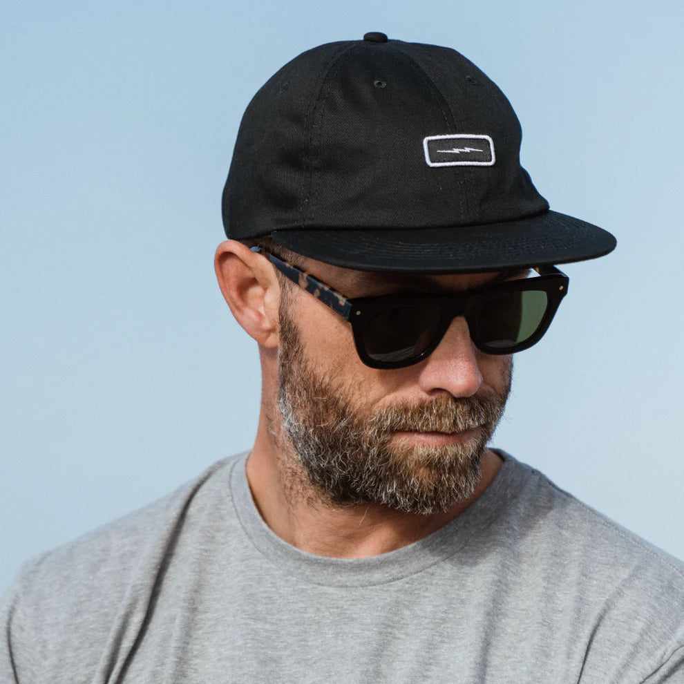 【ELECTRIC】SIDEWAYS VOLT 5PANEL SNAPBACK HAT BLACK - BLACK