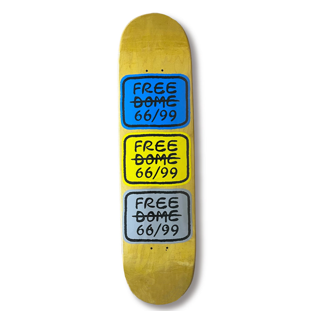 SALE【FREEDOME】STACKED LOGO(CYAN YELLOW) TEAM