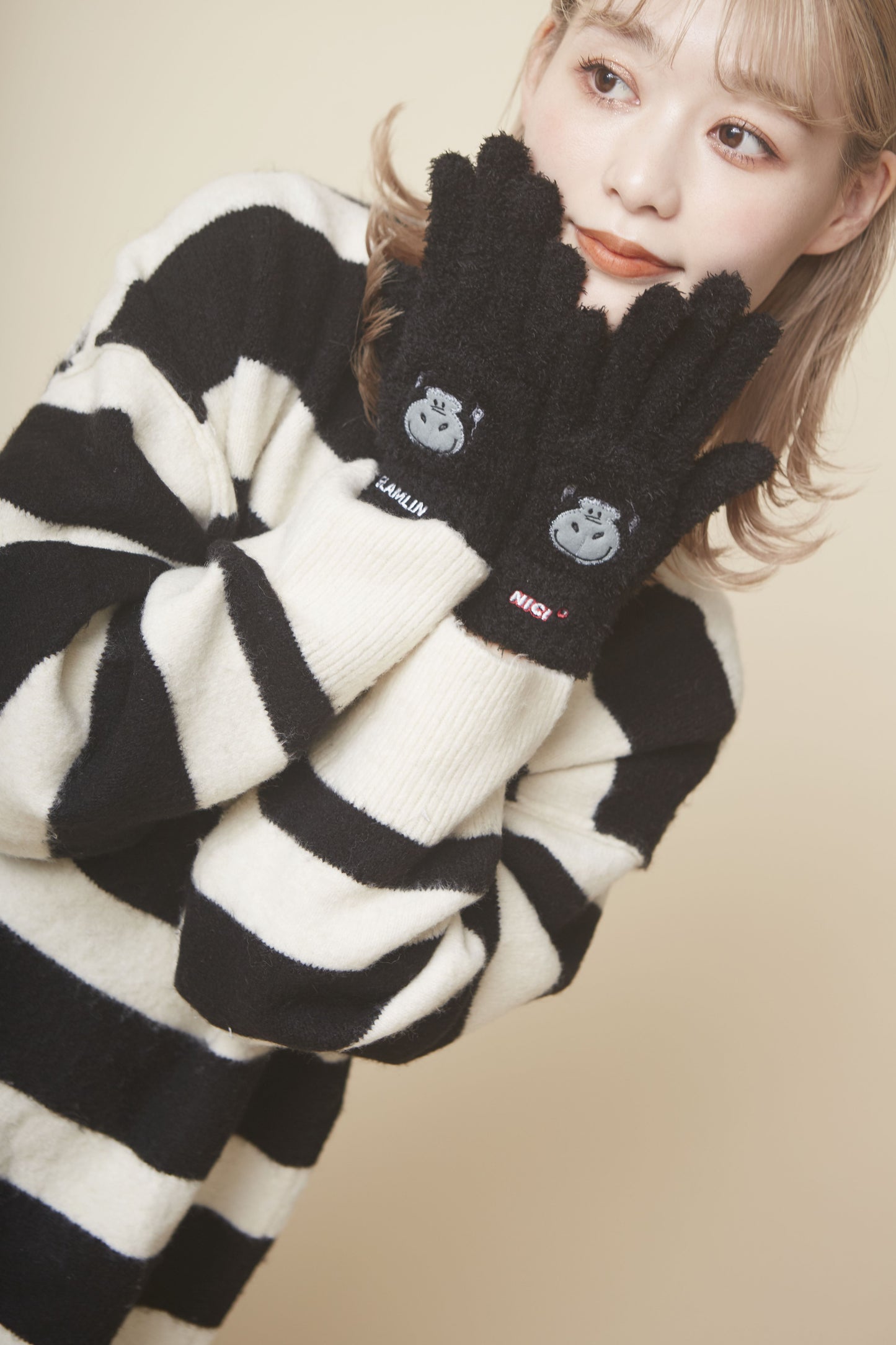 【GLAMLIN】NICI COLLABORATION FIVE FINGER GORILLA