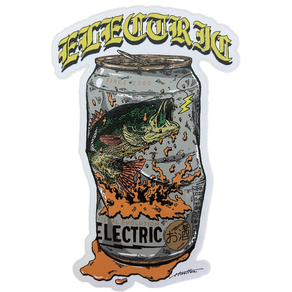 【ELECTRIC】HIROTTON COLLABORATION STICKER M BEER CAN