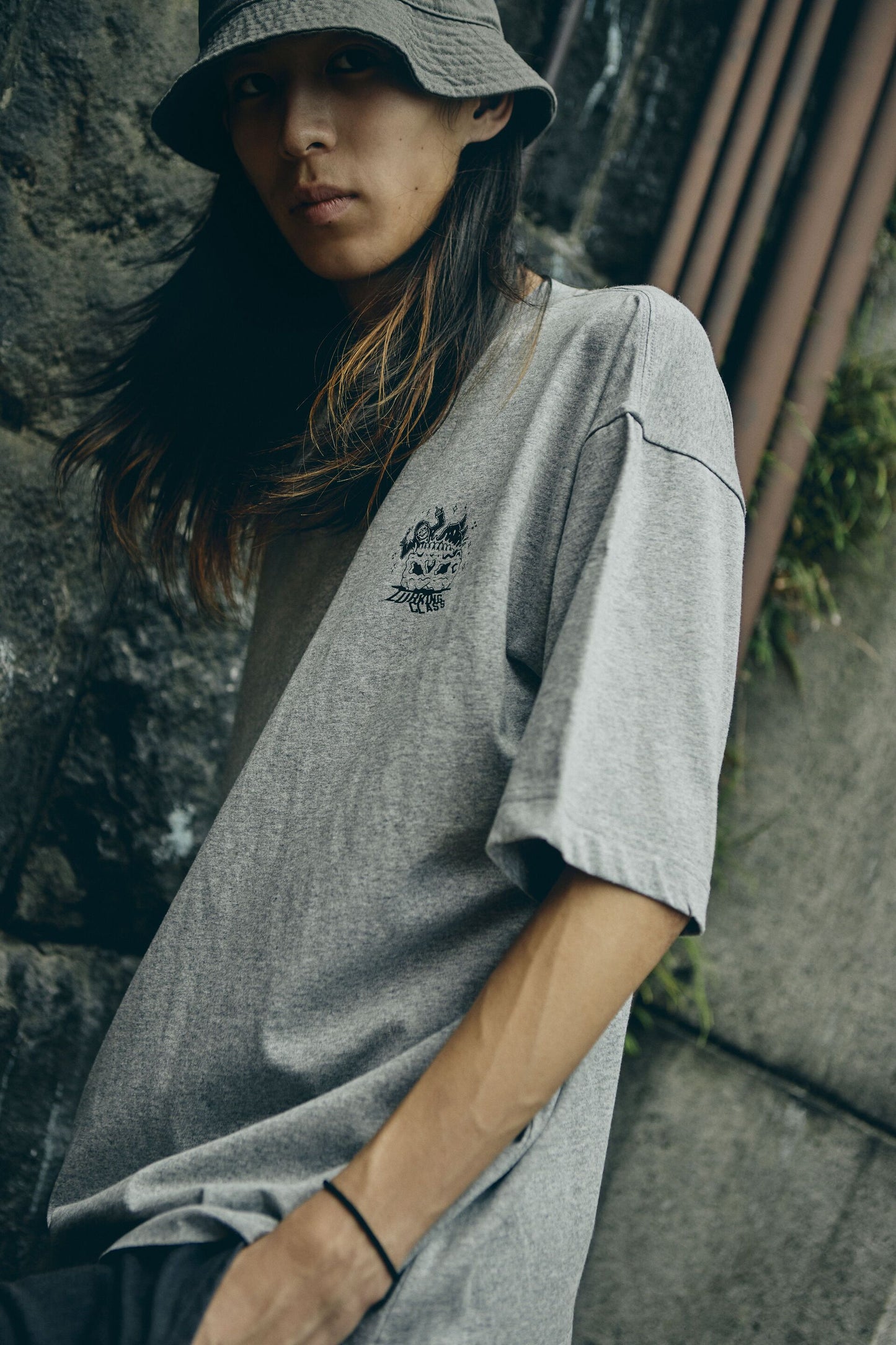 【LURKING CLASS】NIGHT MOVES FLASH S/S TEE GREY