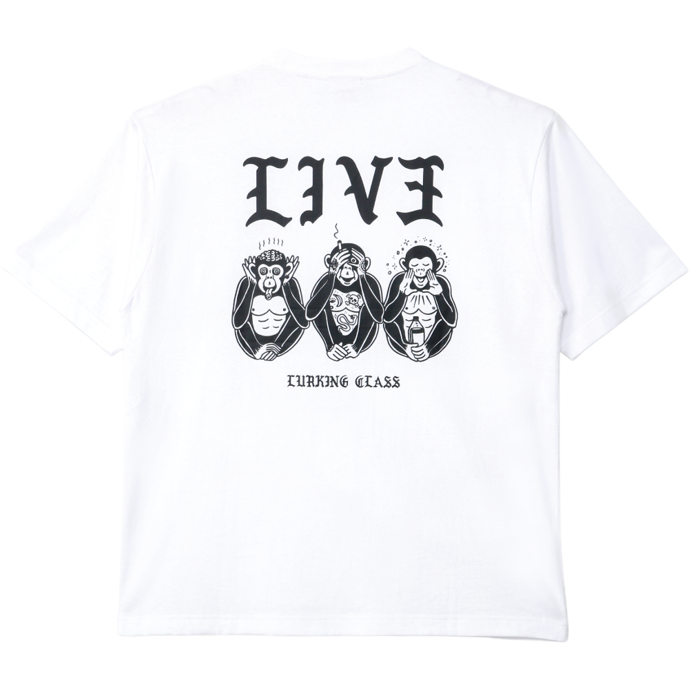 【LURKING CLASS】LIV3 S/S TEE WHITE