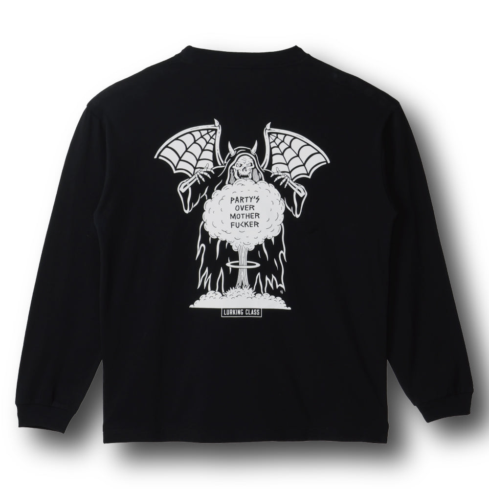 【LURKING CLASS】PARTY'S OVER L/S TEE BLACK