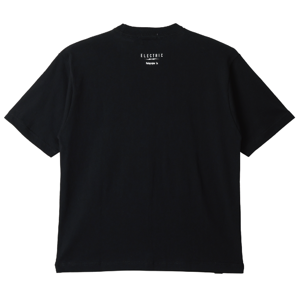 【ELECTRIC】PHOTOGRAPHER GO #1 S/S TEE(CITY) BLACK