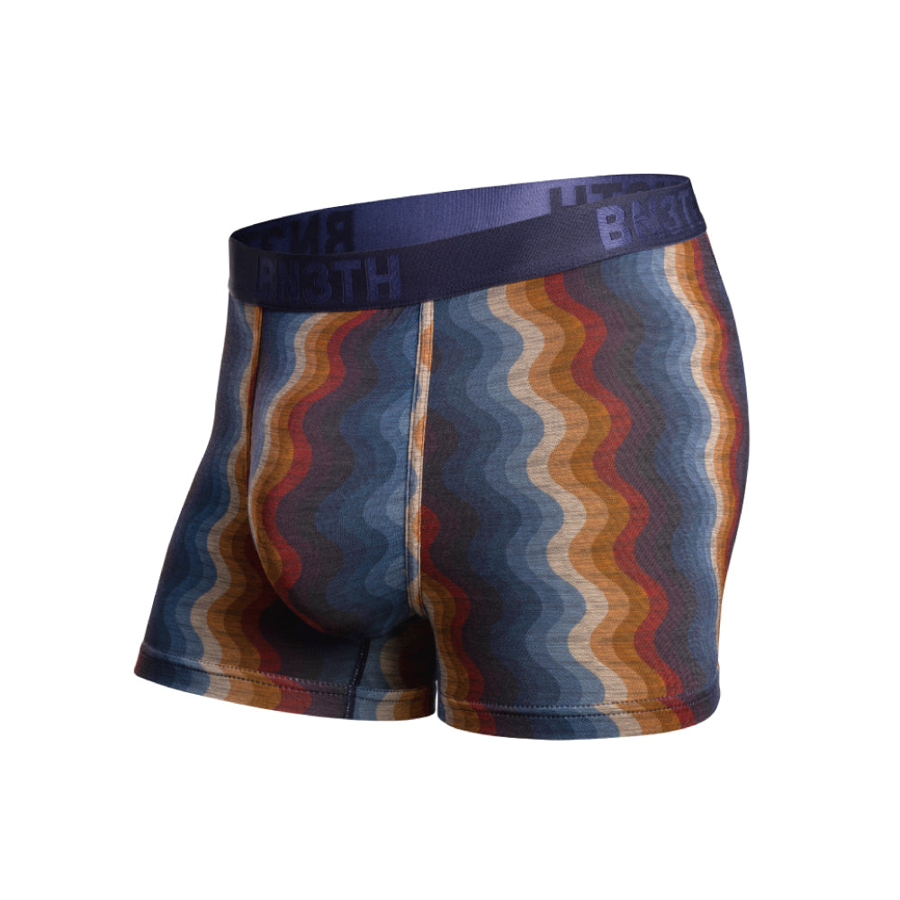 【BN3TH】CLASSIC TRUNK PRINT RETRO WAVE BLACK