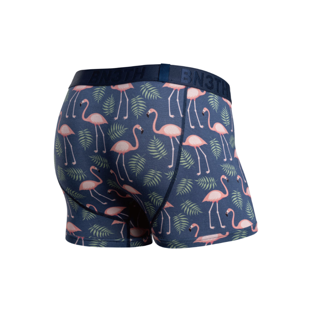 【BN3TH】CLASSIC TRUNK PRINT FLAMINGOS NAVY
