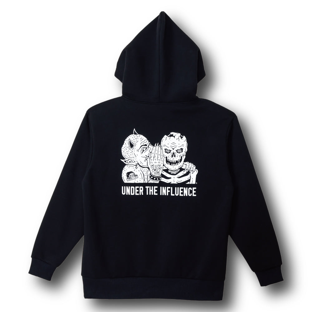 【LURKING CLASS】UNDER THE INFLUENCE HOOD BLACK