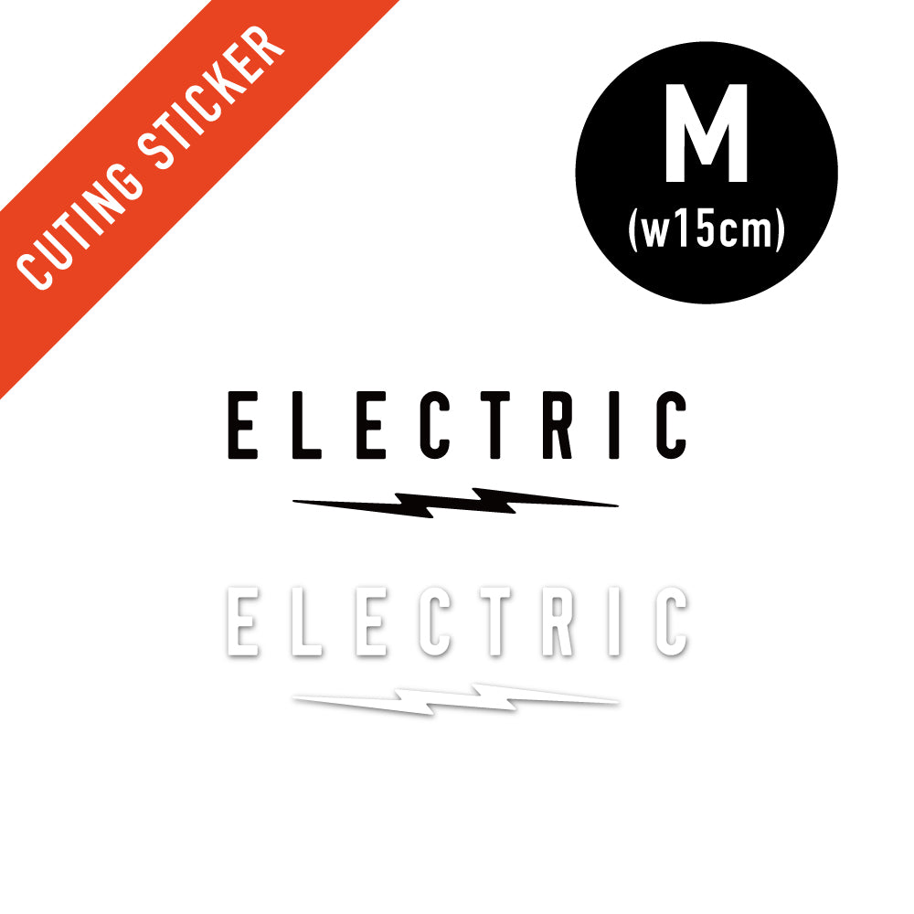 【ELECTRIC】UNDERVOLT CUTTING STICKER M size