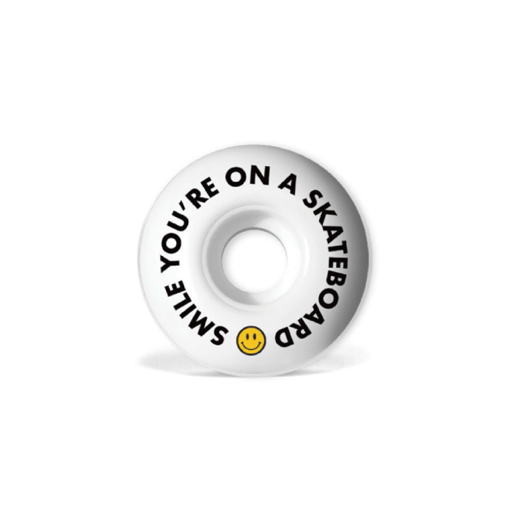 【CHOCOLATE】WHEEL SMILE STAPLE (99DU) WHITE