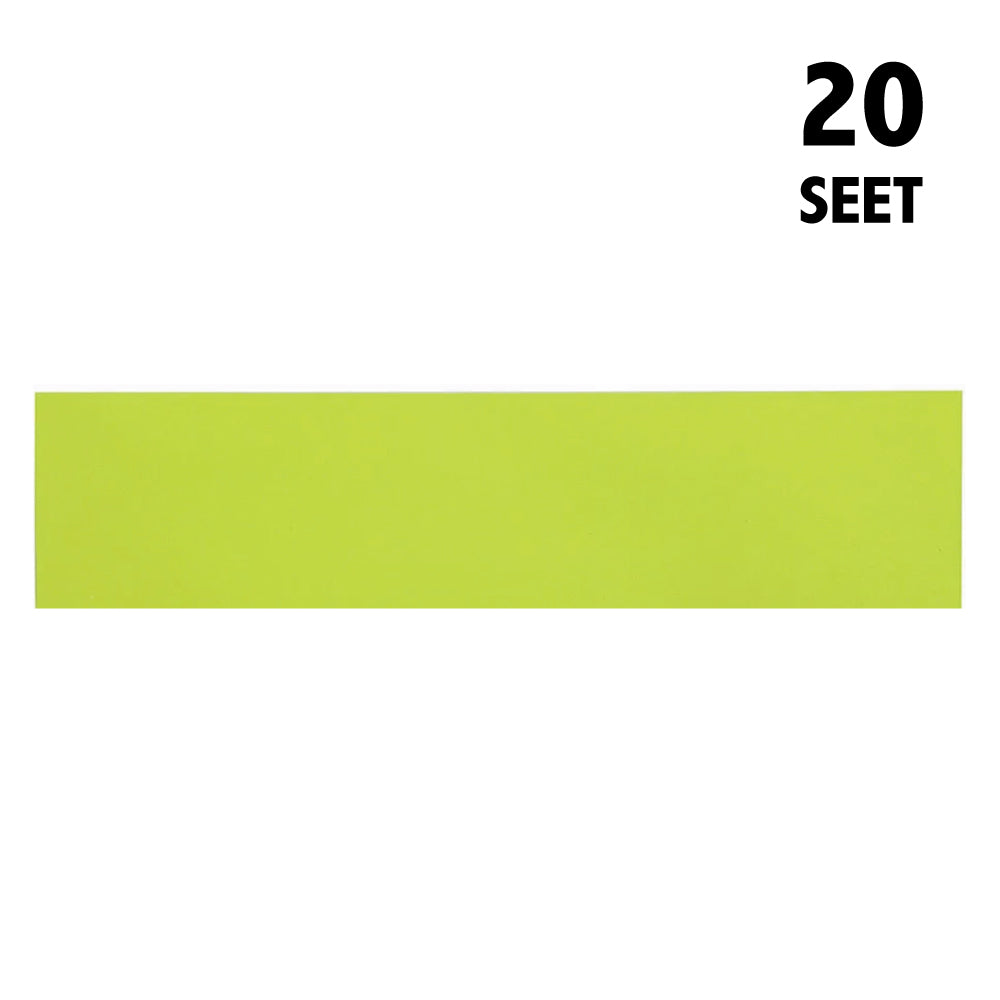 【JESSUP】20枚/1箱 COLOR TAPE -NEON YELLOW