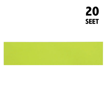 【JESSUP】20枚/1箱 COLOR TAPE -NEON YELLOW