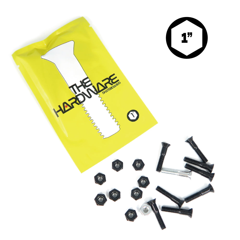 【THE HARDWARE】 HARDWARE 1inch (10SET/1PACK) BLACK 8本/SILVER 1本