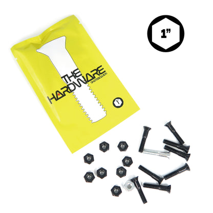 【THE HARDWARE】 HARDWARE 1inch (10SET/1PACK) BLACK 8本/SILVER 1本