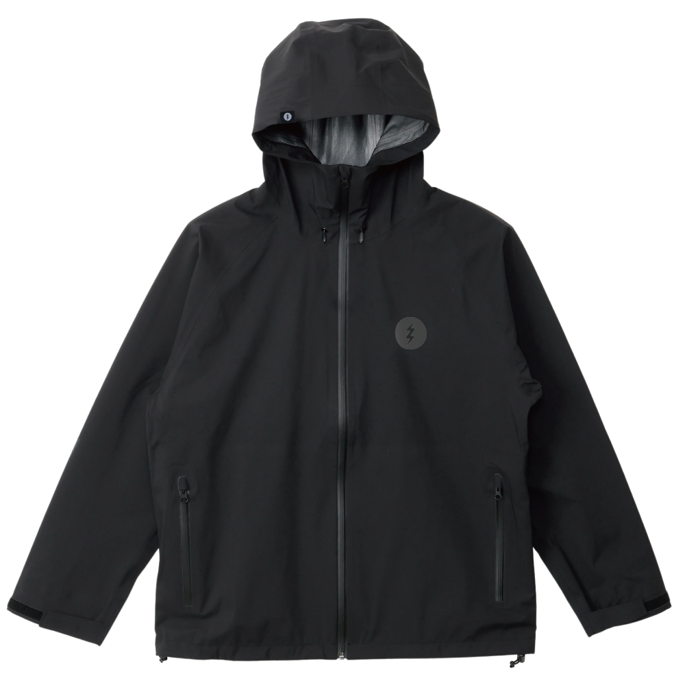 【ELECTRIC】3L WIND BREAKER BLACK SIMPLE