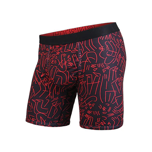 SALE【BN3TH】ENTOURAGE BOXER BRIEF BLACK RED