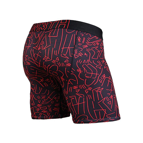 SALE【BN3TH】ENTOURAGE BOXER BRIEF BLACK RED