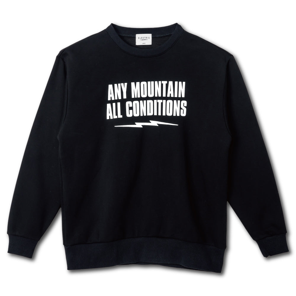 【ELECTRIC】ANY MOUNTAIN ALL CONDITIONS CREW BLACK/WHITE