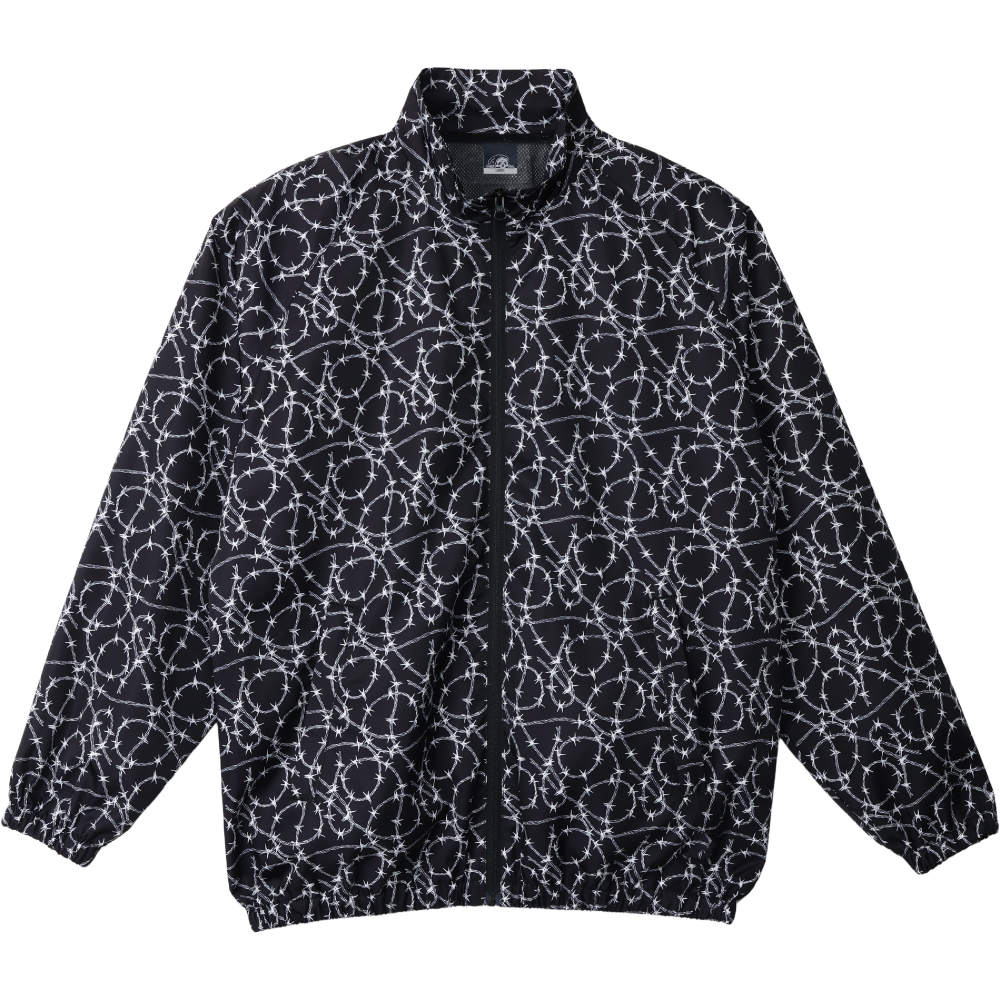 【LURKING CLASS】BARBED WIRE ZIP JACKET BLACK