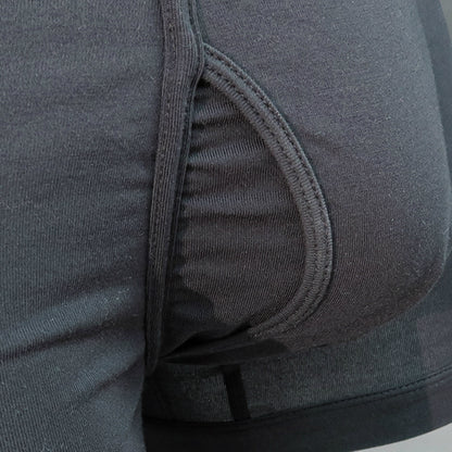 【BN3TH】CLASSIC WITH FLY BOXER SOLID BLACK