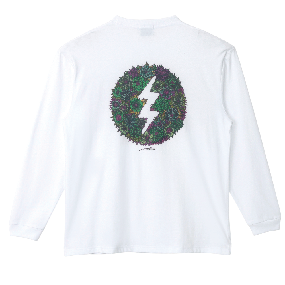 【ELECTRIC】BOTANICAL L/S TEE WHITE