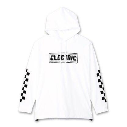 【ELECTRIC】CHECKER DRY HOOD WHITE