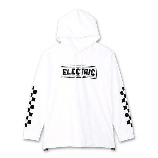 【ELECTRIC】CHECKER DRY HOOD WHITE