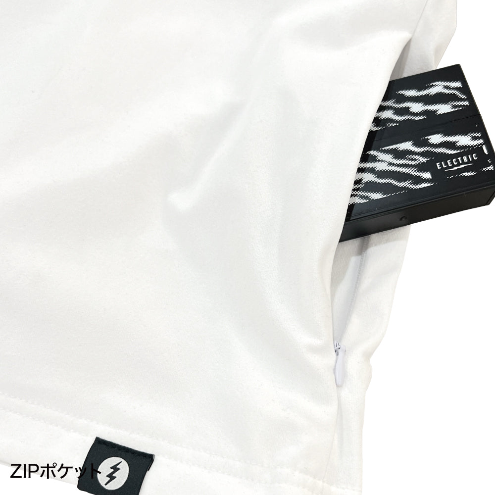 【ELECTRIC】CHECKER DRY HOOD WHITE