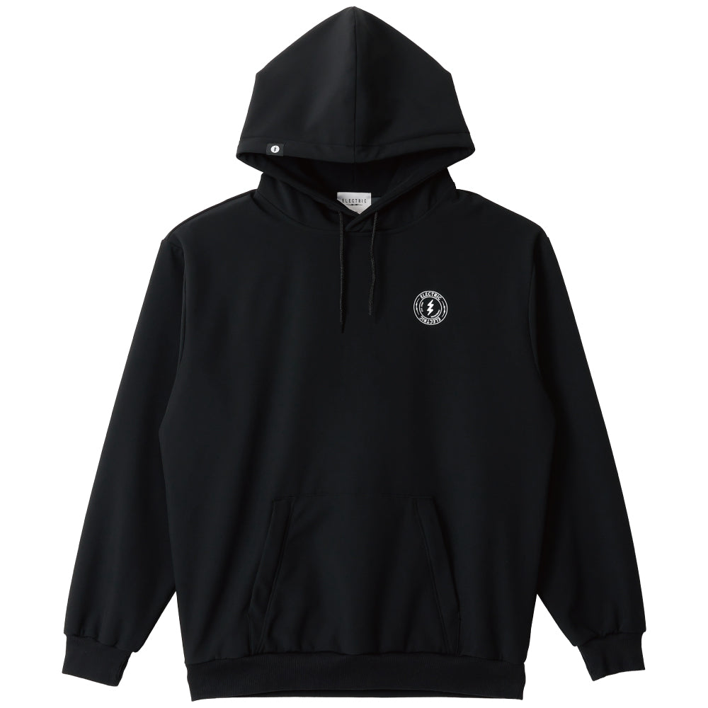 【ELECTRIC】CIRCLE LOGO WATER REPELLENT TECH HOOD BLACK