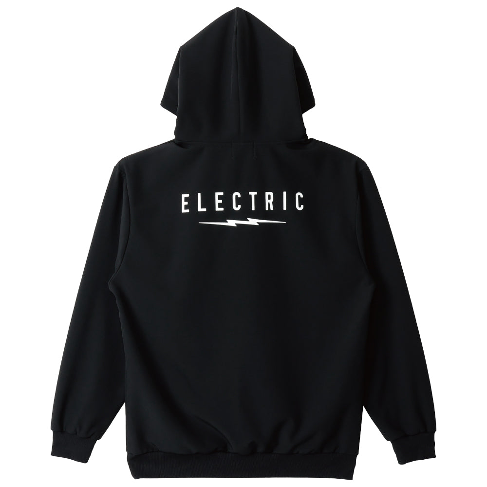 【ELECTRIC】CIRCLE LOGO WATER REPELLENT TECH HOOD BLACK