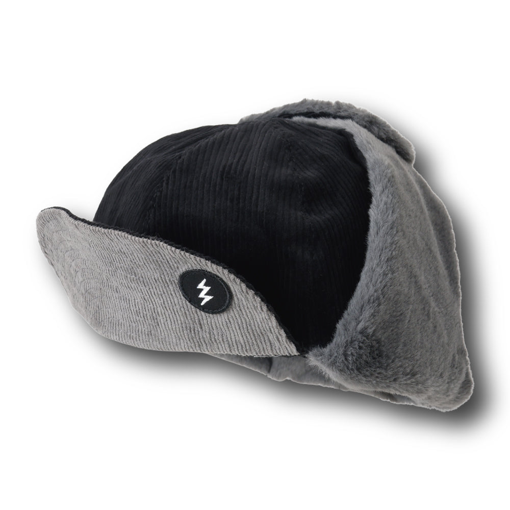 【ELECTRIC】CORDUROY BOMBER CAP BLACK