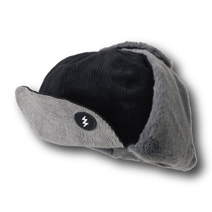 【ELECTRIC】CORDUROY BOMBER CAP BLACK