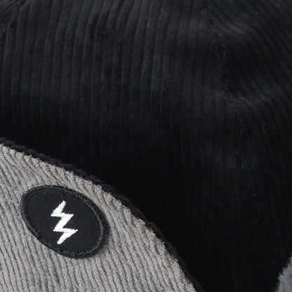 【ELECTRIC】CORDUROY BOMBER CAP BLACK