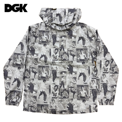 【DGK】DGK×BRUCE LEE COLLAGE WINDBREAKER GREY