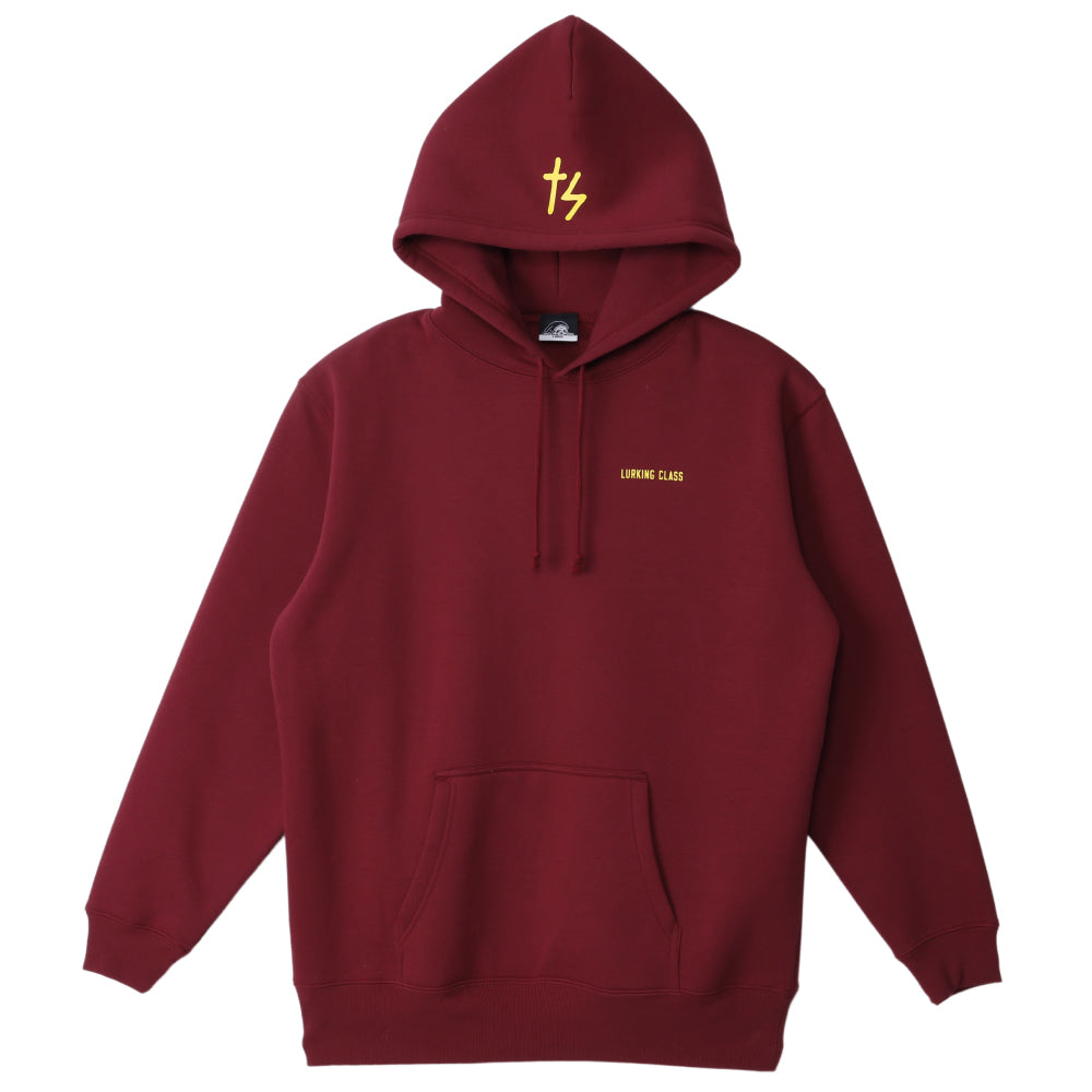 【LURKING CLASS】DIE HIGH HOOD BURGUNDY