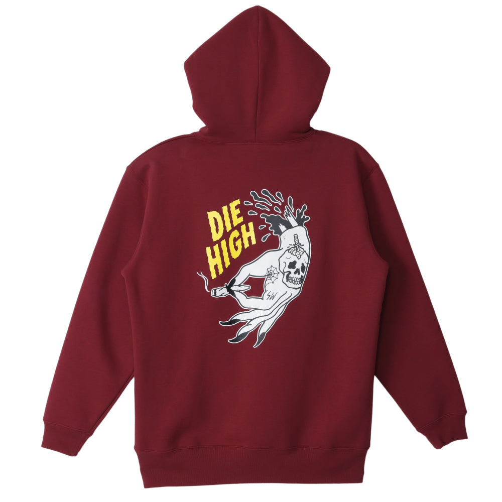 【LURKING CLASS】DIE HIGH HOOD BURGUNDY