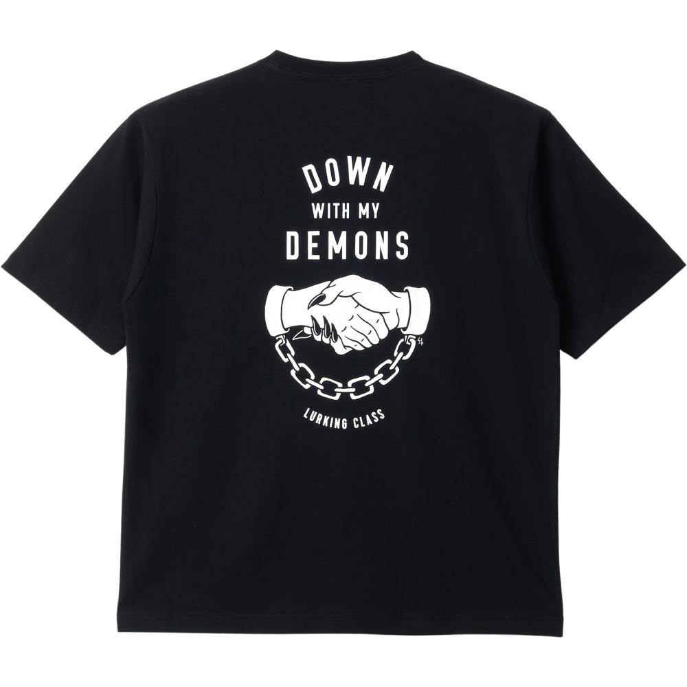 【LURKING CLASS】DOWN WITH MY DEMONS S/S TEE BLACK