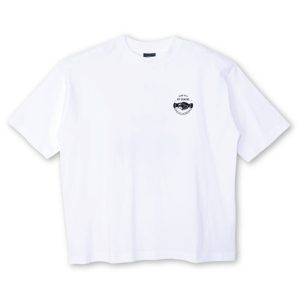 【LURKING CLASS】DOWN WITH MY DEMON S/S TEE WHITE