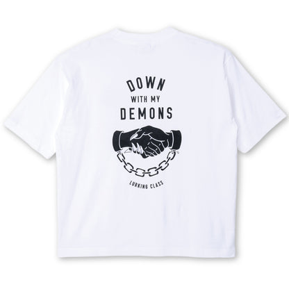 【LURKING CLASS】DOWN WITH MY DEMON S/S TEE WHITE