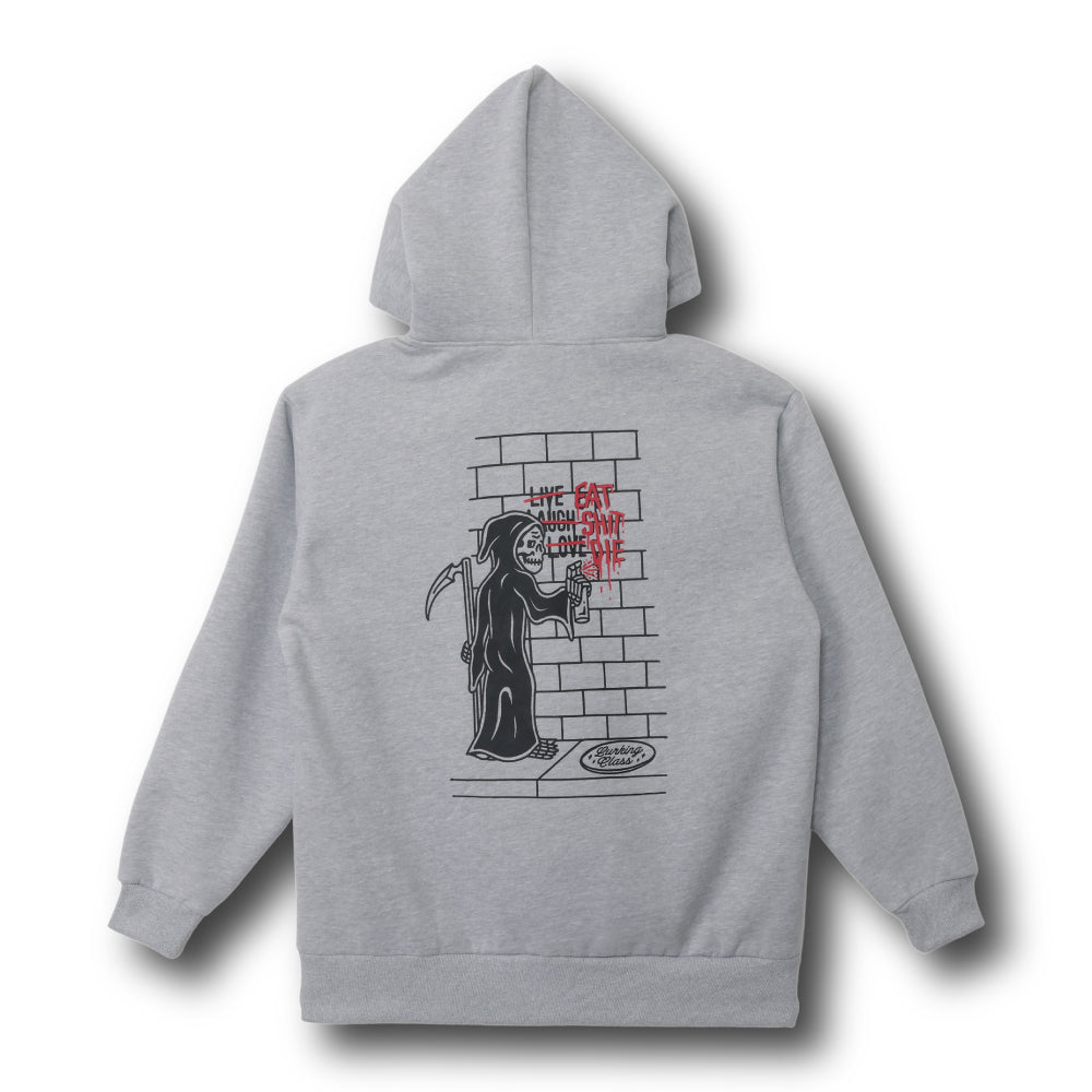 【LURKING CLASS】EAT SHIT DIE HOOD GREY
