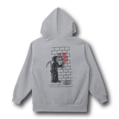【LURKING CLASS】EAT SHIT DIE HOOD GREY