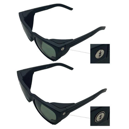 【ELECTRIC】12/MATTE BLACK - HT GREEN POLAR PRO
