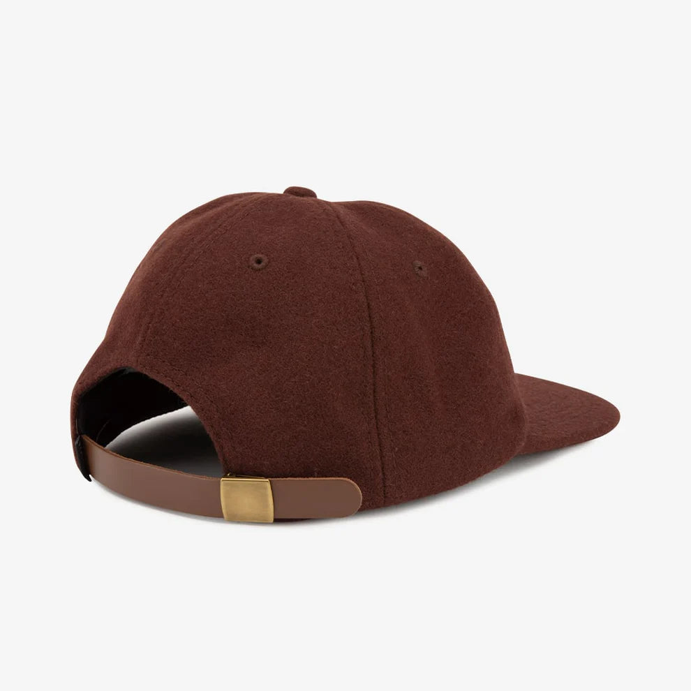 【ELECTRIC】SCRIPT 6PANEL UNSTRUCURED HAT - BROWN
