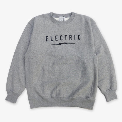 【ELECTRIC】UNDERVOLT LOGO CREW GREY/BLACK - GREY/BLACK