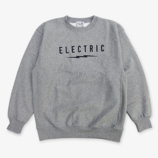 【ELECTRIC】UNDERVOLT LOGO CREW GREY/BLACK - GREY/BLACK