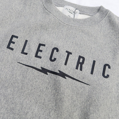【ELECTRIC】UNDERVOLT LOGO CREW GREY/BLACK - GREY/BLACK
