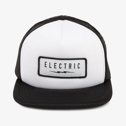 【ELECTRIC】UNDERVOLT PATCH 5PANEL TRUCKER HAT BLACK/WHITE - BLACK/WHITE