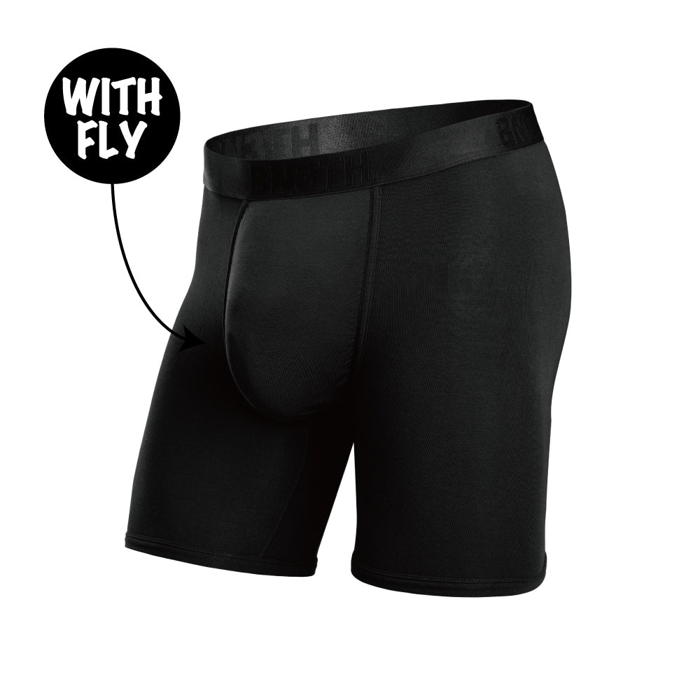 【BN3TH】CLASSIC WITH FLY BOXER SOLID BLACK